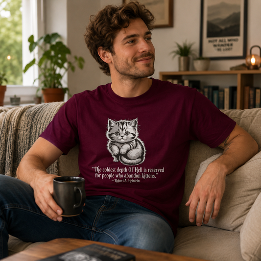 Abandon Kittens and Burn Tee – Funny Cat Shirt | Unisex classic tee